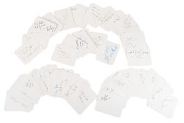 AUTOGRAPHS - LARGE COLLECTION OF 100+