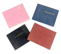 AUTOGRAPH ALBUMS - VARIOUS AUTOGRAPHS