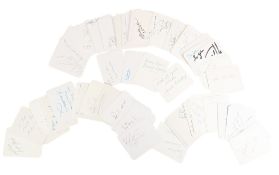 AUTOGRAPHS - LARGE COLLECTION OF 100+