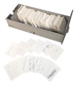 AUTOGRAPHS - 'W TO Z' - LARGE COLLECTION OF X800 SIGNATURES