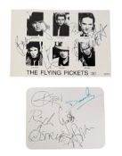 MUSIC - THE FLYING PICKETS - AUTOGRAPHS