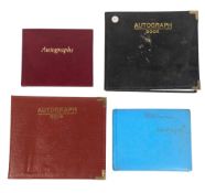 AUTOGRAPH ALBUMS - VARIOUS AUTOGRAPHS