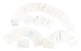AUTOGRAPHS - LARGE COLLECTION OF 100+