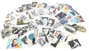 AUTOGRAPHS - LARGE COLLECTION OF SIGNED PHOTOGRAPHS