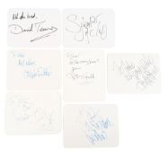 DOCTOR WHO - THE DOCTORS - COLLECTION OF AUTOGRAPHS