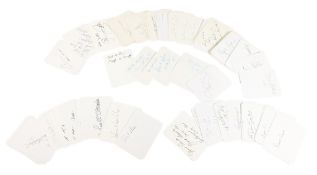 AUTOGRAPHS - LARGE COLLECTION OF 100+