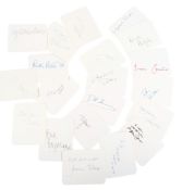 WRITERS / AUTHORS - COLLECTION OF AUTOGRAPHS