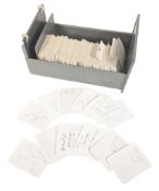 AUTOGRAPHS - 'L&M' - LARGE COLLECTION OF X600 SIGNATURES