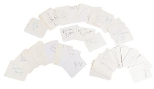 AUTOGRAPHS - LARGE COLLECTION OF 100+
