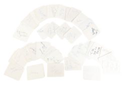 AUTOGRAPHS - LARGE COLLECTION OF 100+