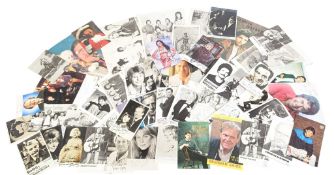 AUTOGRAPHS - LARGE COLLECTION OF SIGNED PHOTOGRAPHS