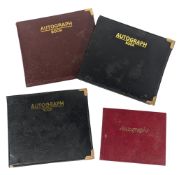 AUTOGRAPH ALBUMS - VARIOUS AUTOGRAPHS