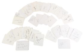 AUTOGRAPHS - LARGE COLLECTION OF 100+