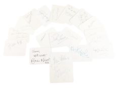 ACTORS - LARGE COLLECTION OF AUTOGRAPHS