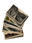 A COLLECTION OF MAINLY BLACK & WHITE POSTCARDS (57 QTY)