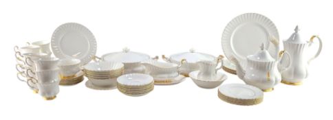 1960'S ROYAL ALBERT VAL D'OR TEA, COFFEE AND DINNER SERVICE