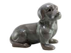 20TH CENTURY CERAMIC FIGURE OF A DOG