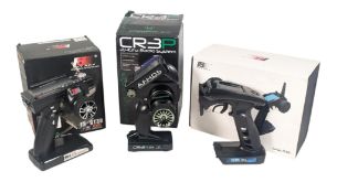 RC MODELS - 3X RC RADIO CONTROL FLY SKY AND ABSIMA CONTROLLER