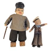 DOLLS - VINTAGE DUTCH POLICEMAN AND SAILOR DOLLS