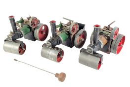 LIVE STEAM - 3X MAMOD STEAM ROLLERS
