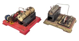 LIVE STEAM - 2X MAMOD AND FLEISCHMANN STATIONARY ENGINES