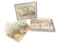 GAMES - VICTORIAN PICTURE PUZZLE BLOCKS