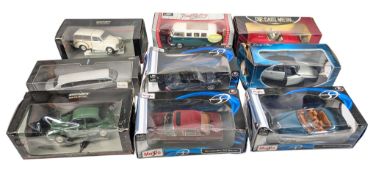 DIECAST - COLLECTION OF 1/18 SCALE DIECAST MODEL CARS