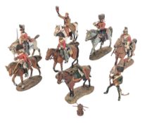 MODEL SOLDIERS - COLLECTION OF DEL PRADO FIGURES ON HORSEBACK
