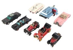 DIECAST - CORGI AND DINKY TOYS TV/FILM INTEREST MODEL VEHICLES
