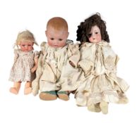 DOLLS - COLLECTION OF ANTIQUE GERMAN ARMAND MARSEILLE DOLLS