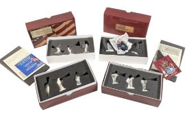 BRITAINS - 4X AMERICAN REVOLUTION LEAD TOY SOLDIER SETS