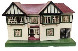 DOLLS HOUSE - TRIANG LINES BROS TUDOR STYLE DOLLS HOUSE
