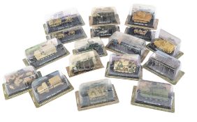 DIECAST - COLLECTION OF AMERCOM 1:72 SCALE MILITARY VEHICLE MODEL