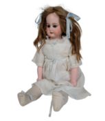 DOLLS - ANTIQUE GERMAN ARMAND MARSEILLE BISQUE HEADED DOLL