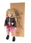 DOLLS - BOXED GERMAN STEIFF GOTZ SAMIRA BISQUE HEADED DOLL