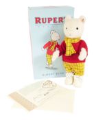 BEARS - VINTAGE LIMITED EDITION BOXED STEIFF RUPERT BEAR