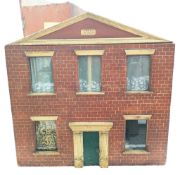 DOLLS HOUSE - VINTAGE SCRATCH BUILT DOLLS HOUSE AND FURNITURE