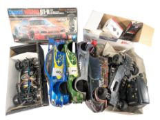 RC MODELS - 1/10 SCALE TAMIYA CHASSIS KITS, BODIES, WHEELS AND ACCESSORIES