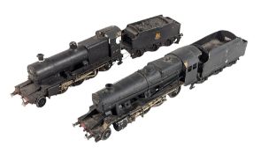 MODEL RAILWAY - 2X VINTAGE O GAUGE LOCOMOTIVE ENGINES