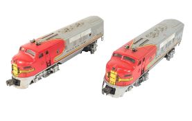 MODEL RAILWAY - LIONEL O GAUGE SANTA FE LOCOMOTIVE