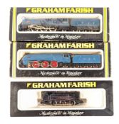 MODEL RAILWAY - 3X GRAHAM FARISH N GAUGE LOCOMOTIVE ENGINES