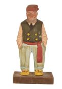 LARS TRYGG - HAND CARVED OLD MAN FIGURINE