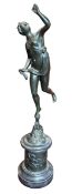 AFTER GIAMBOLOGNA - FORTUNE - 19TH CENTURY GRAND TOUR BRONZE FIGURE