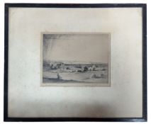 WILLIAM BUTLER TAPP (BRITISH B. 1879-1942) - ALMUDBURY SIGNED ETCHING