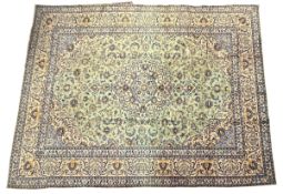 EARLY 20TH CENTURY CENTRAL PERSIAN ISLAMIC KASHAN WOOL FLOOR CARPET RUG