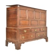 LARGE 18TH CENTURY OAK MULE CHEST / COFFEE BLANKET BOX