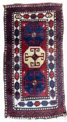 EARLY 20TH CENTURY TURKISH ANATOLIAN YASTIK WOOLLEN HAND WOVEN CARPET RUG