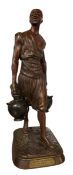 FROM A MODEL BY JEAN DIDIER DEBUT (1824-1893) - PORTEUR D'EAU TUNISIEN - BRONZE