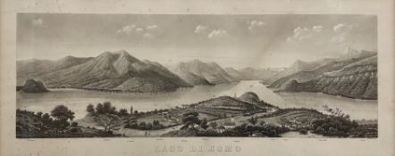 FRANCESCO CITTERIO (1804-1898) - LAGO DI COMO, BELLAGIO - 19TH CENTURY AQUATINT