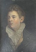 LATE 18TH/EARLY 19TH CENTURY BRITISH SCHOOL OIL ON COPPER PORTRAIT PAINTING